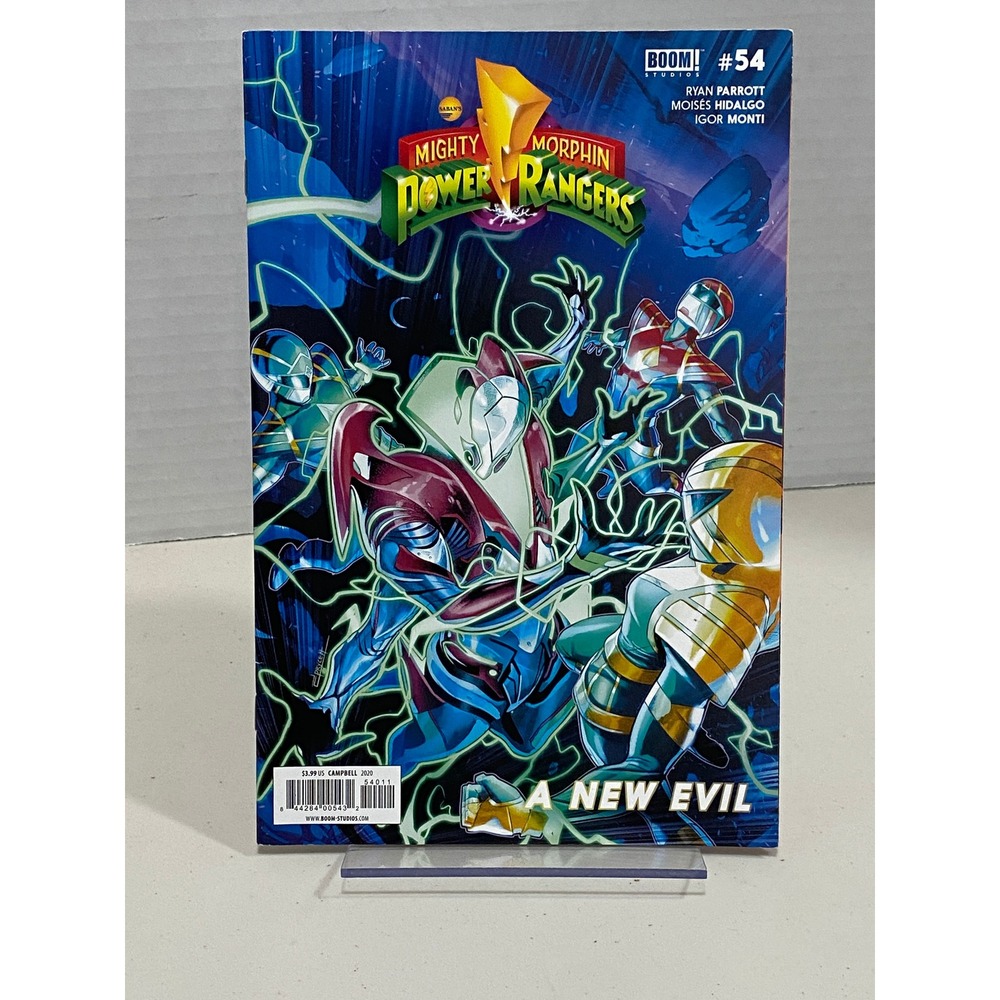 BOOM! Studios Comic Mighty Morphin Power Rangers #54 A New Evil Blue EXCELLENT